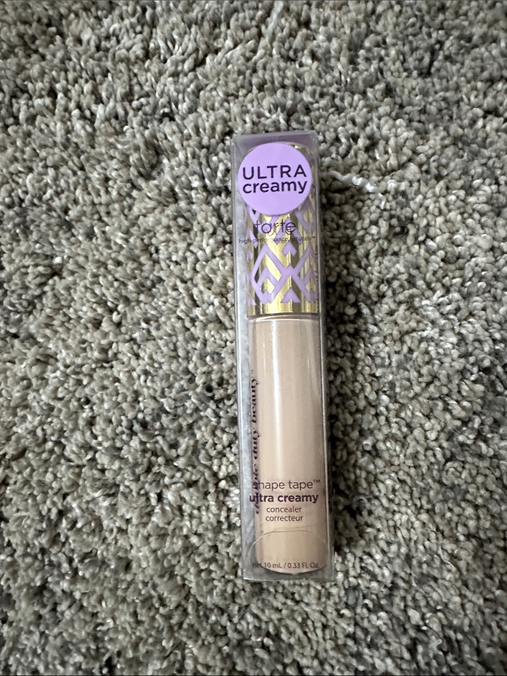tarte Shape Tape Ultra Creamy Concealer - light beige with lavender-gold cap
